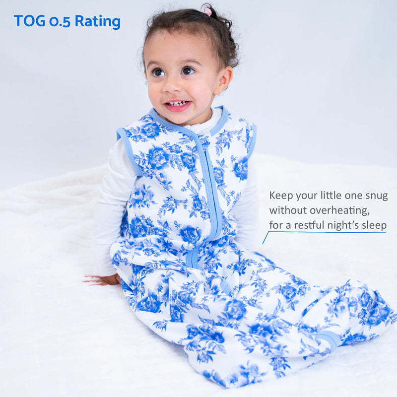 A Peony For Your Thoughts Baby Sleep Sack, 100% Organic Cotton