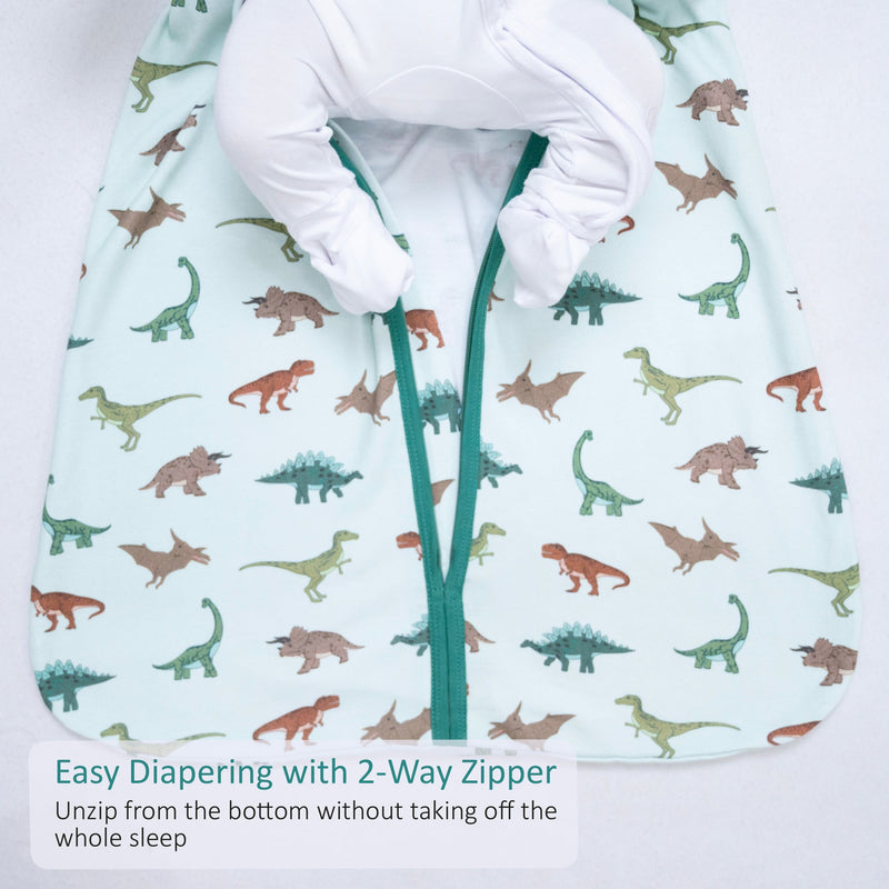 Have A T-rexcellent Day Baby Sleep Sack, 100% Organic Cotton