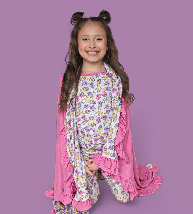 SWEET SUMMER RUFFLE DREAM BLANKET