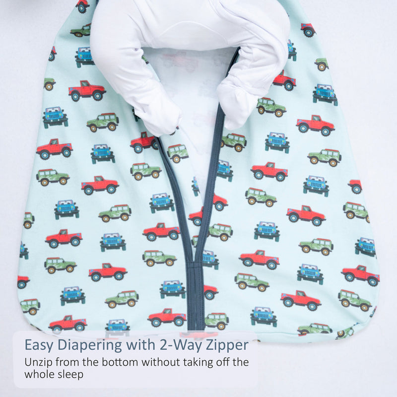 Adventure is calling Baby Sleep Sack, 100% Organic Cotton