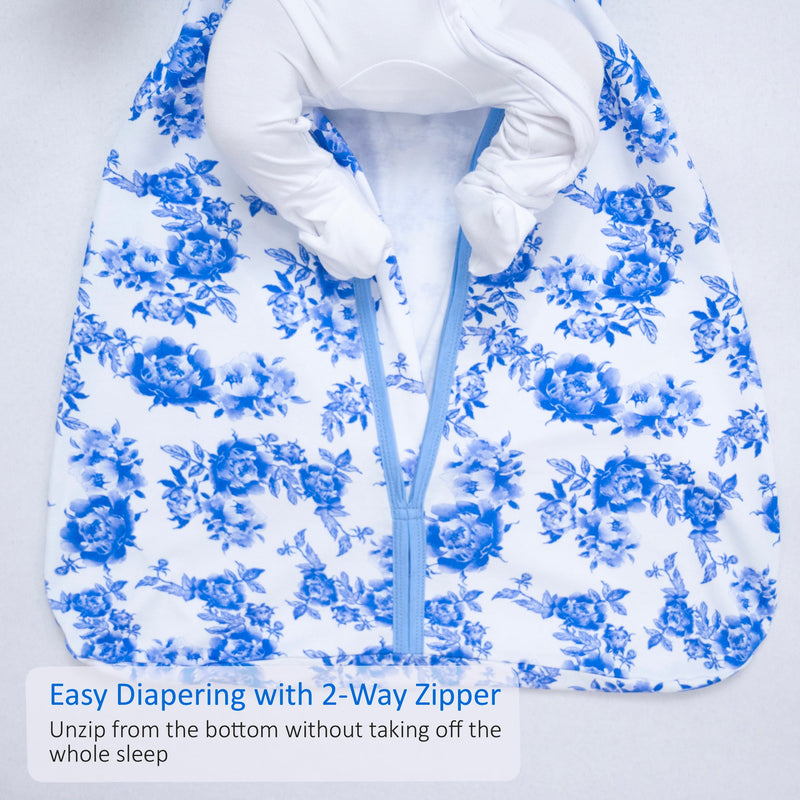 A Peony For Your Thoughts Baby Sleep Sack, 100% Organic Cotton