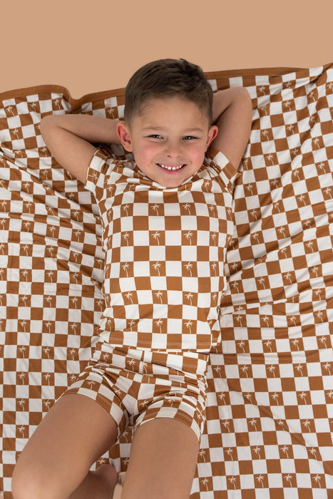 EXCLUSIVE SANDY BEACH CHECKERS DREAM BLANKET