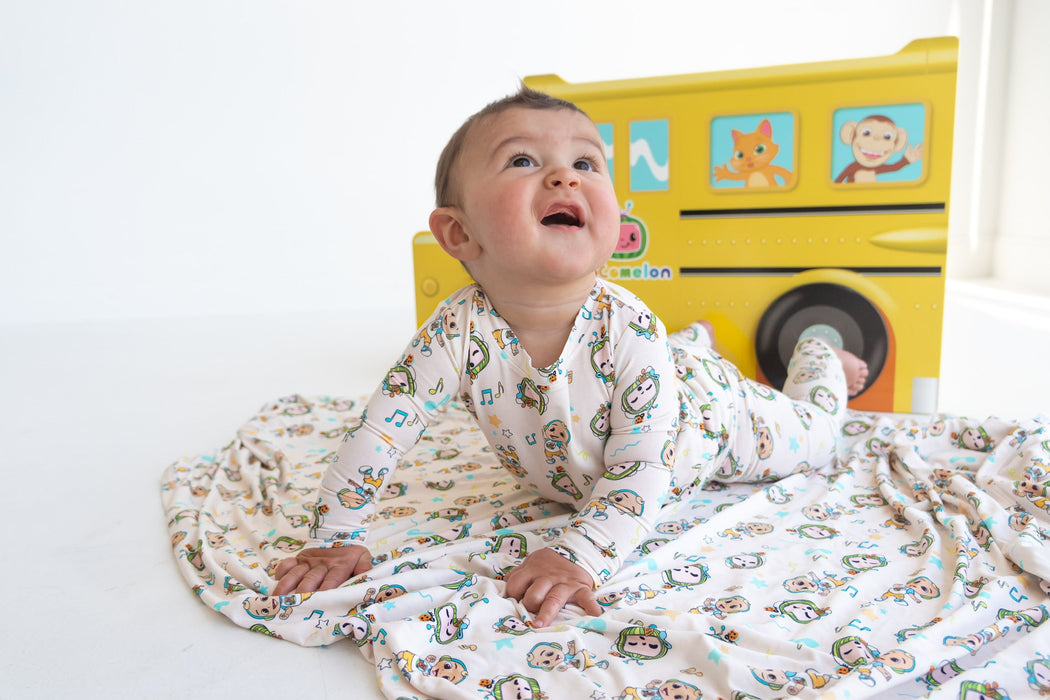 Dream Big Little Co x CoComelon JJ MUSICAL MELON DREAM BLANKET