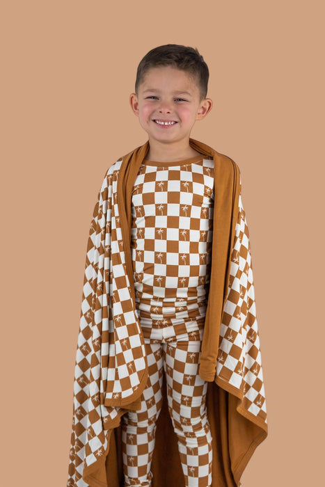 EXCLUSIVE SANDY BEACH CHECKERS DREAM BLANKET