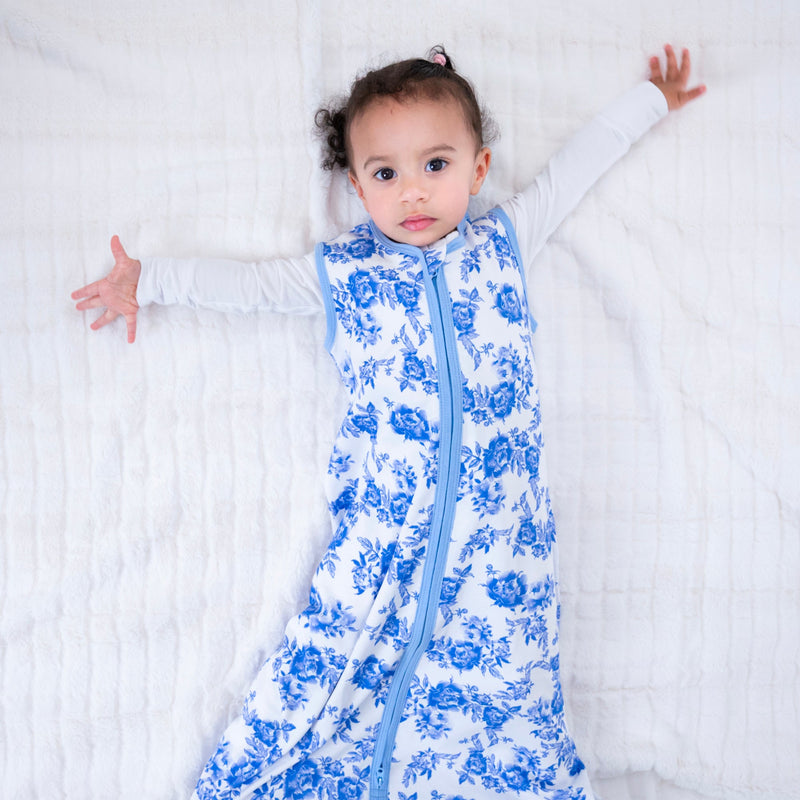 A Peony For Your Thoughts Baby Sleep Sack, 100% Organic Cotton
