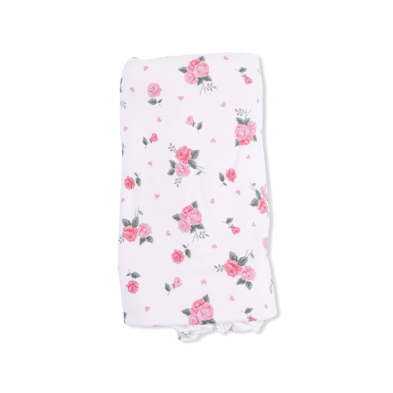 Pink Rosettes - Ruffle Blanket