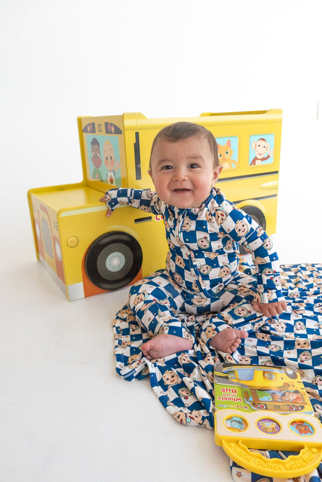 Dream Big Little Co x CoComelon JJ STARRY NIGHT CHECKERS DREAM BLANKET