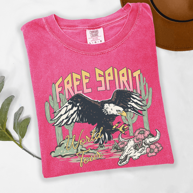 Free Spirit World Tour Vintage Inspired Band Tee
