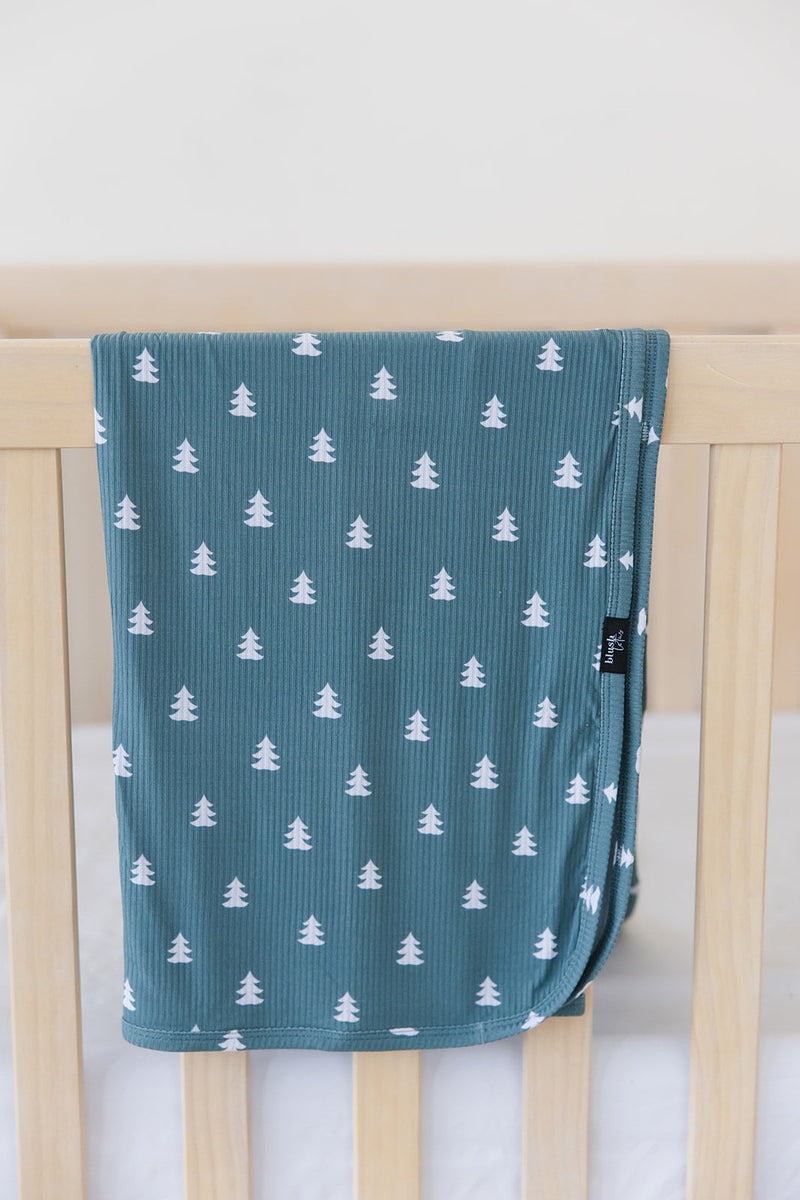 Northern Pine (ribbed) - Lightweight Blanket