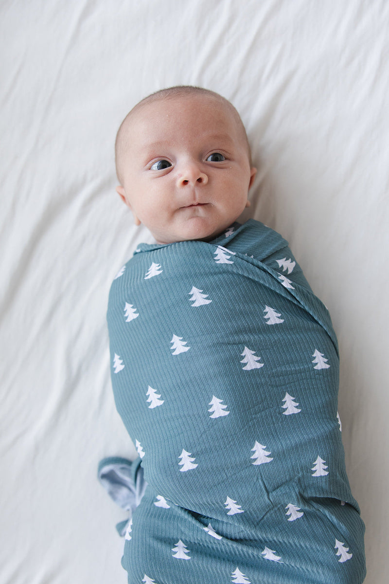 Northern Pine (ribbed) - Lightweight Blanket