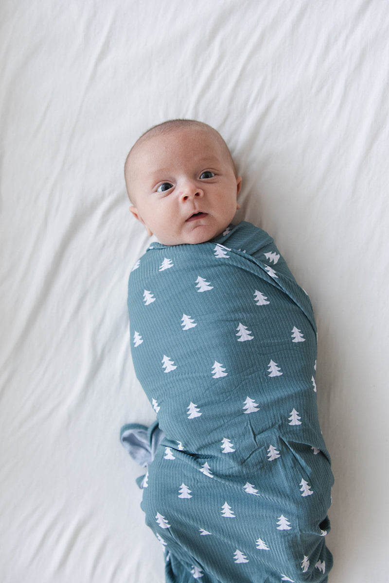 Northern Pine (ribbed) - Lightweight Blanket