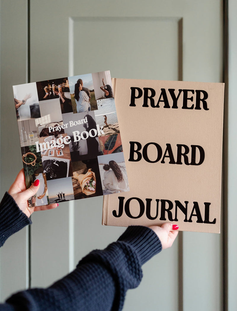 Prayer Board Journal & Prayer Board Image Book Combo