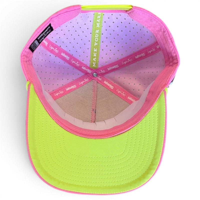 Coconut Cocktail Golf Hat | Snapback Cap | Built-in Magnetic Ball Marker Holder + Marker Included | Adjustable Coconut Cocktail