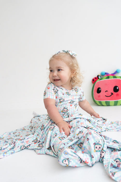 Dream Big Little Co x CoComelon SPRINGTIME MELON DREAM BLANKET