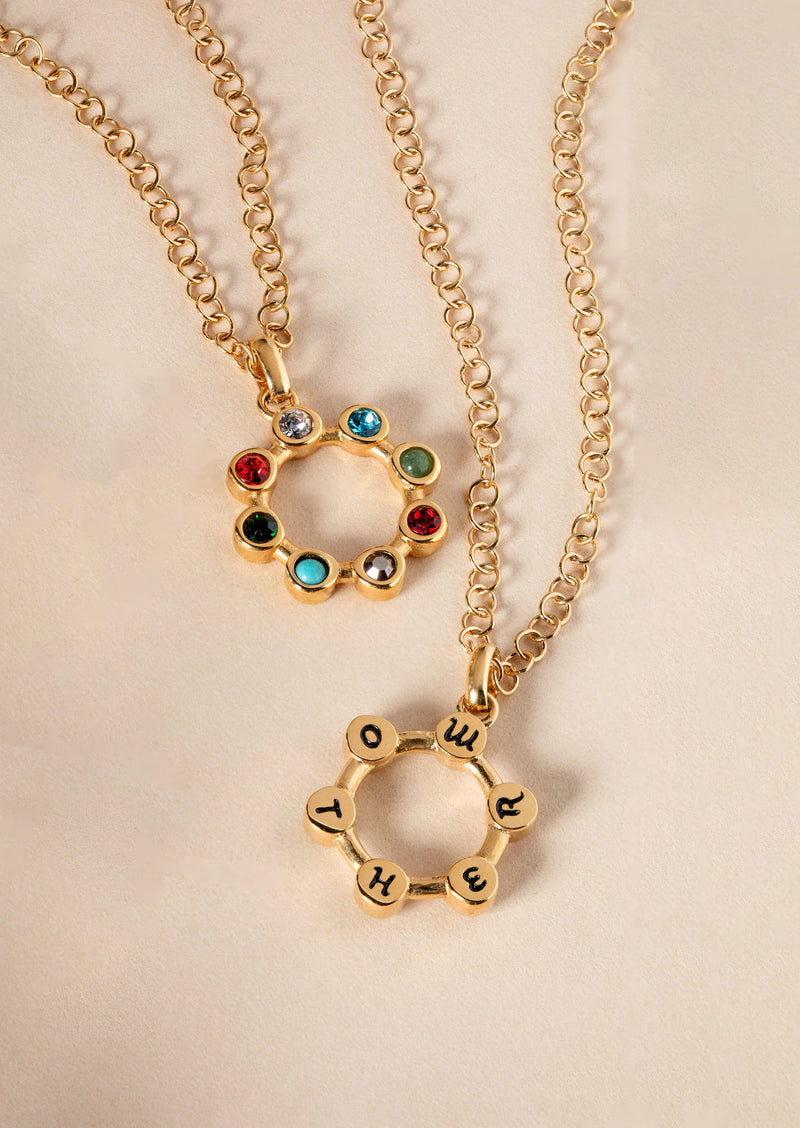 Mother Hidden Message Acrostic Necklace