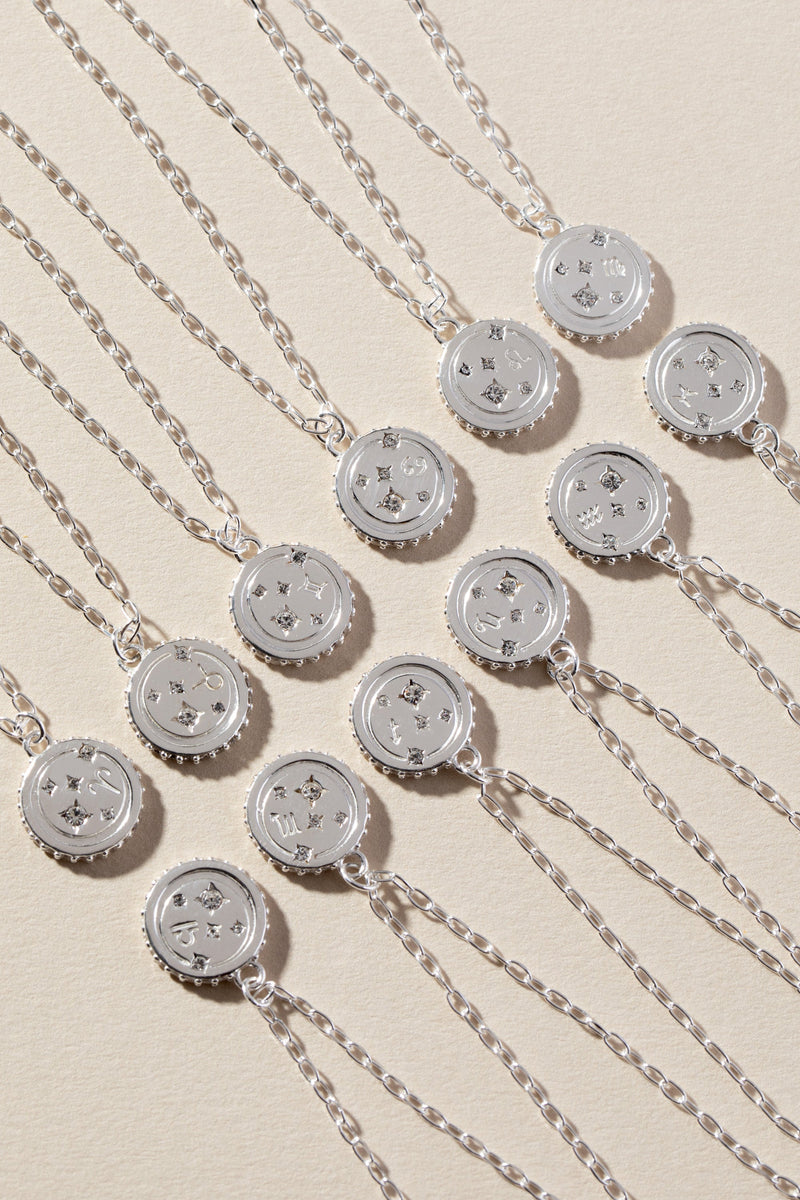 Libra Zodiac Precious Necklace