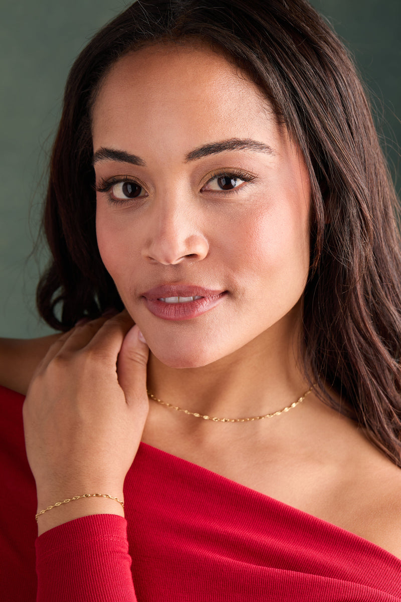 Multi Faceted Chain Necklace