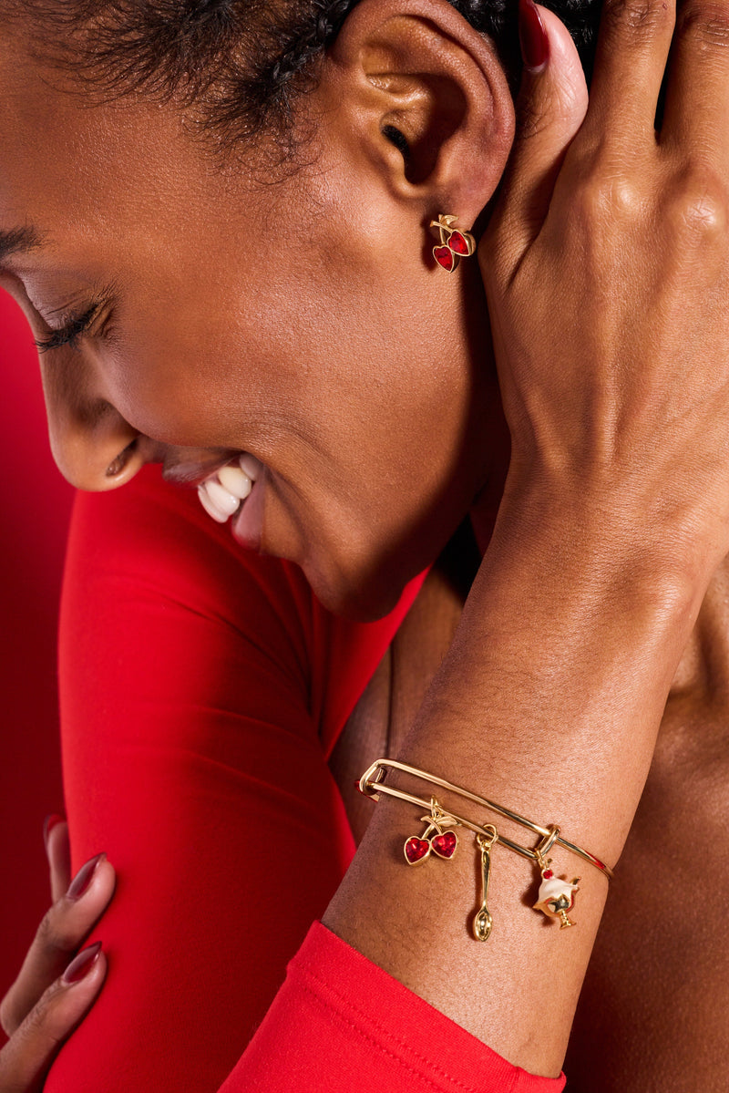 'My Cherry Amour' Stud Earrings