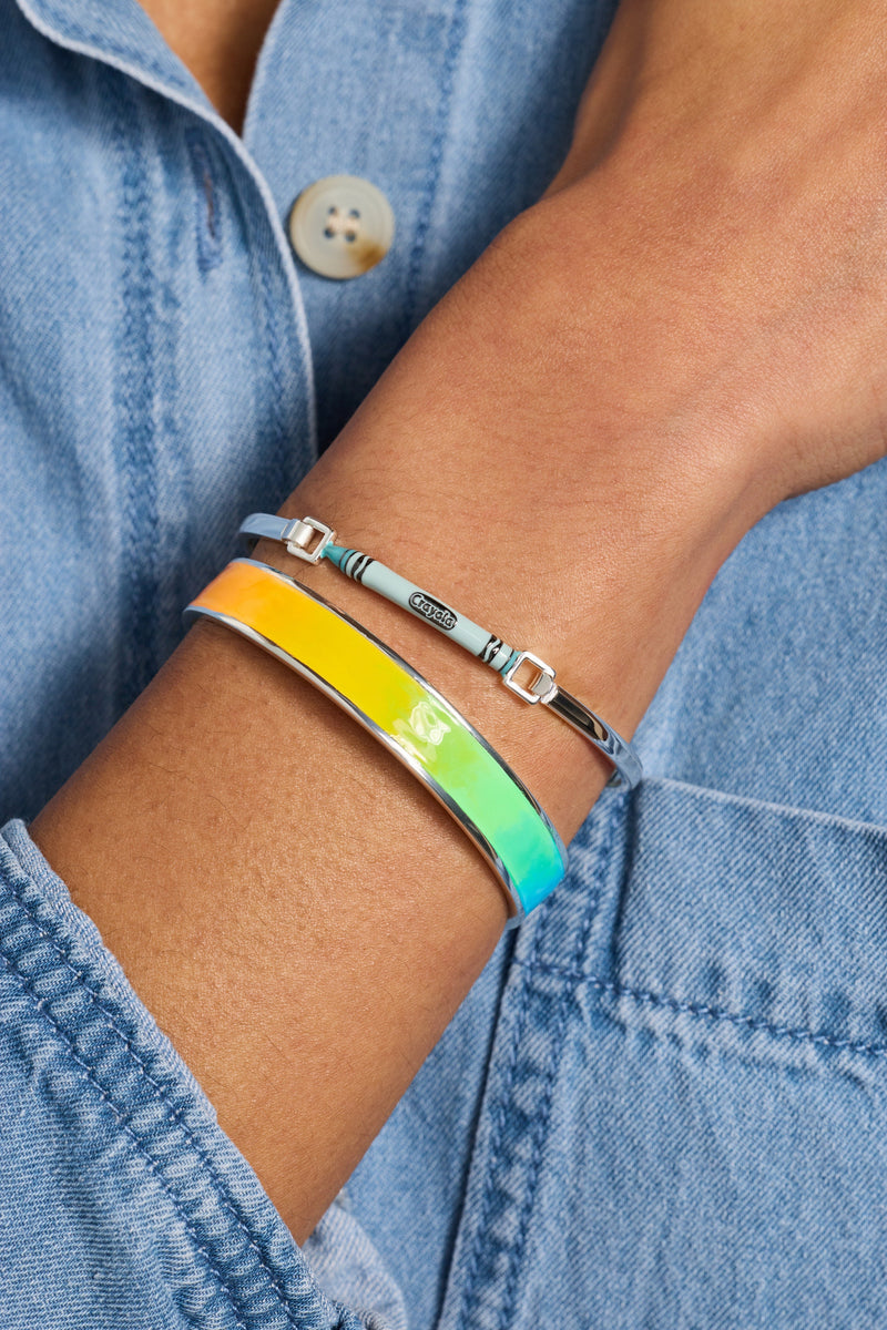 Crayola Blue Crayon Tension Bangle