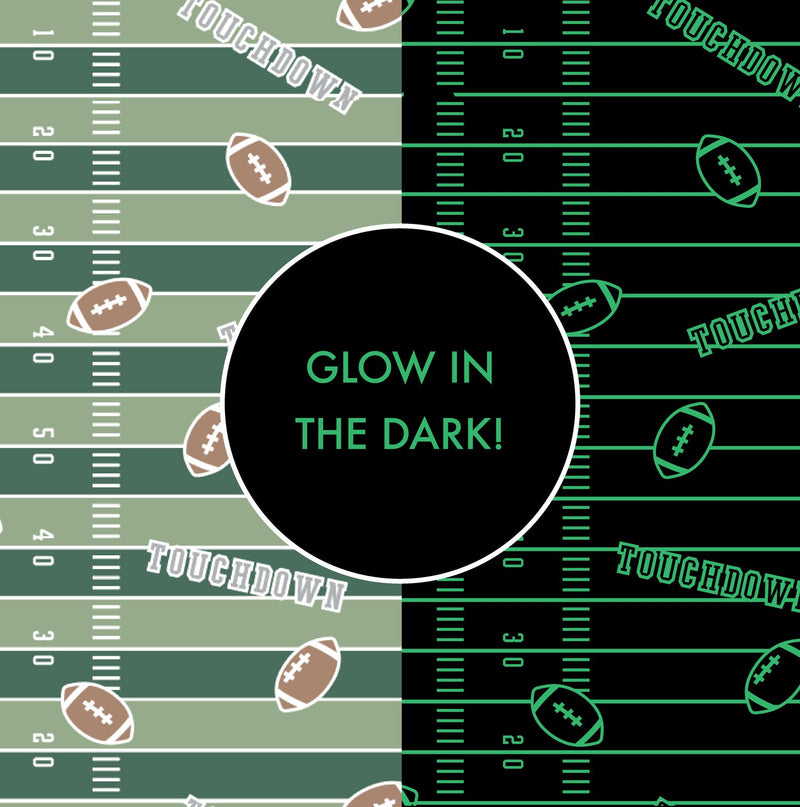 Football Field - Glow in the Dark - Swaddle Blanket