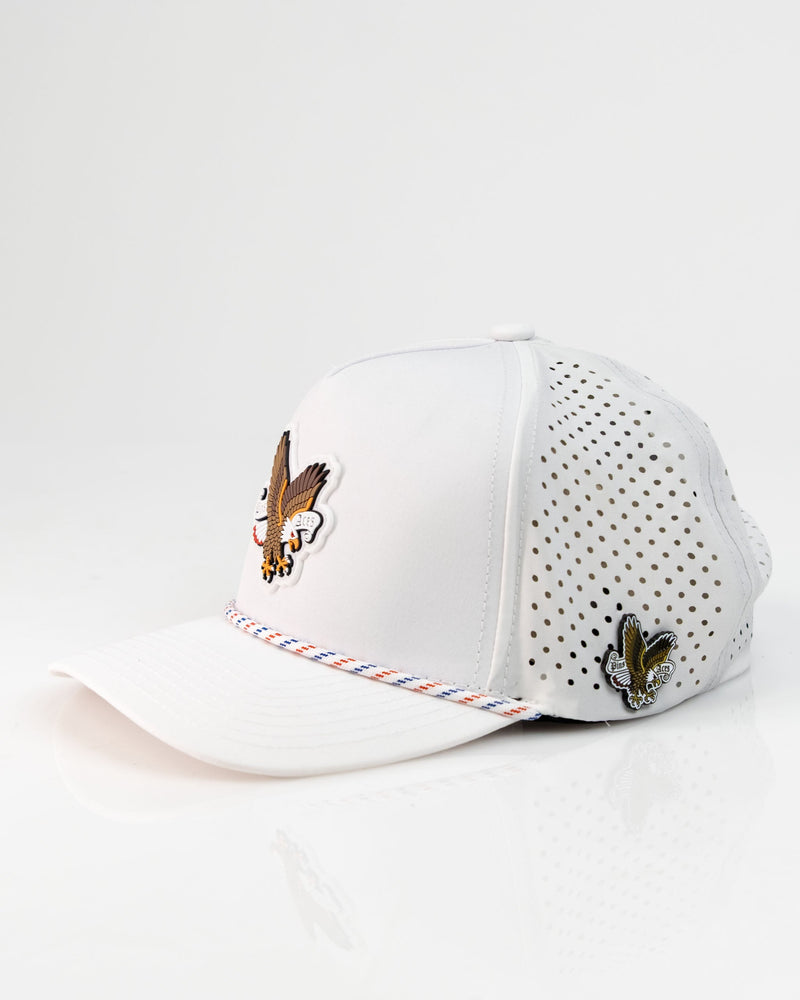 Freedom Eagle White - Perforated Rope Hat