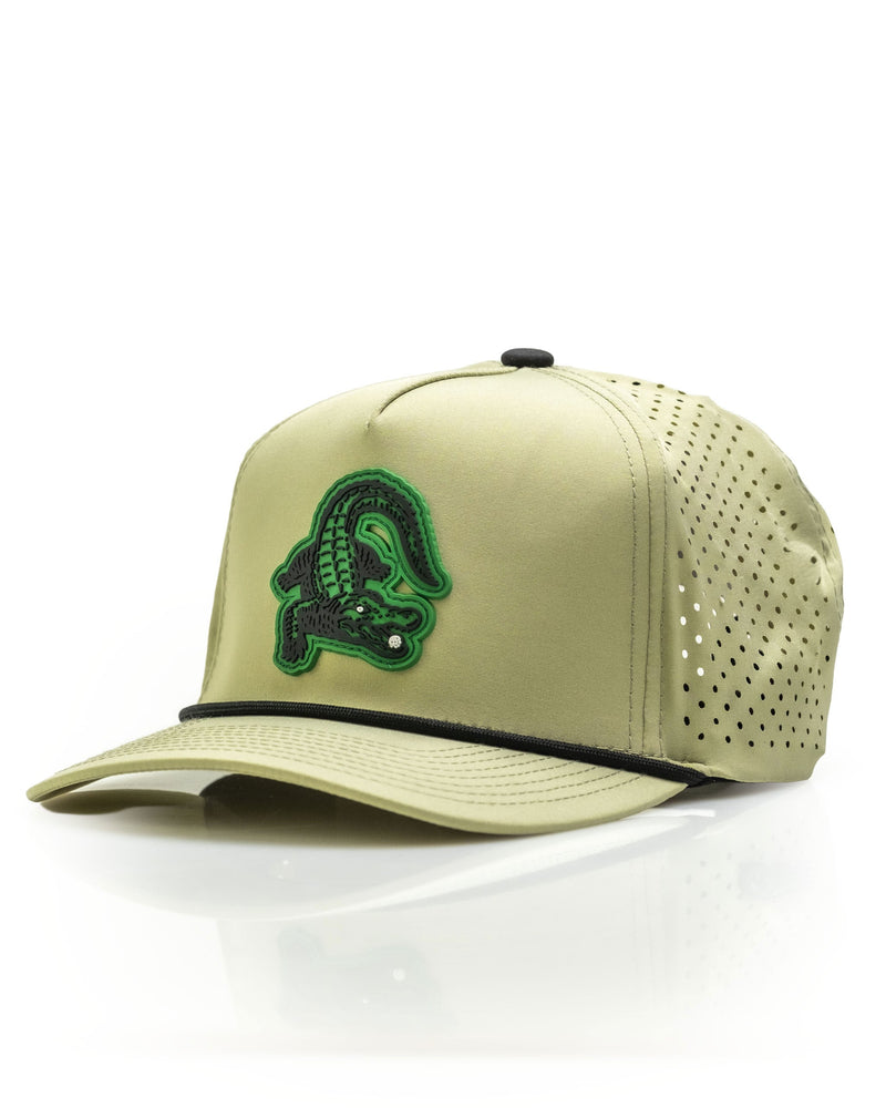 Gator Olive - Perforated Rope Hat