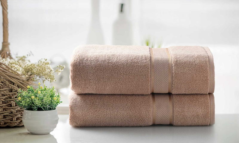 Kathy Ireland 2 Piece Zero Twist Cotton Plush Bath Sheet Set