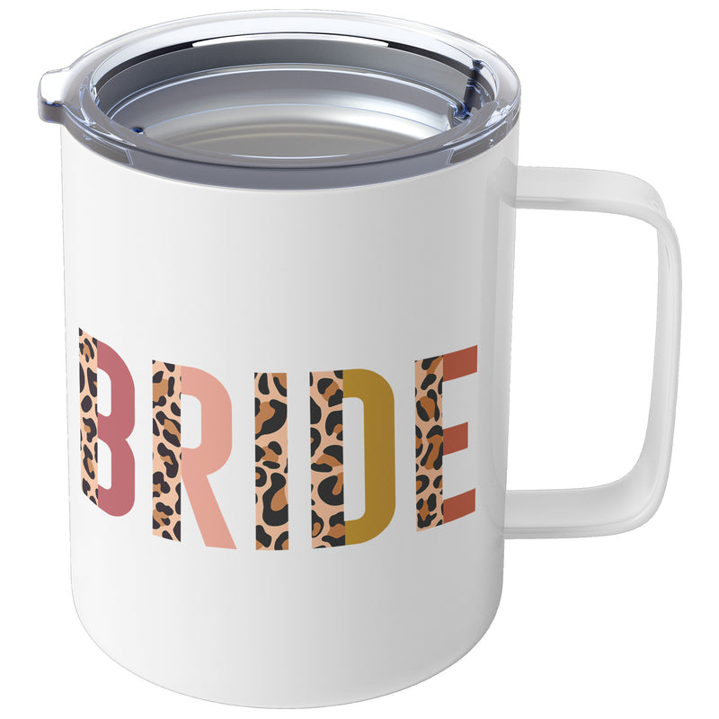 Bride - Leopard colorful - Bride cup - personalized - bachelorette party