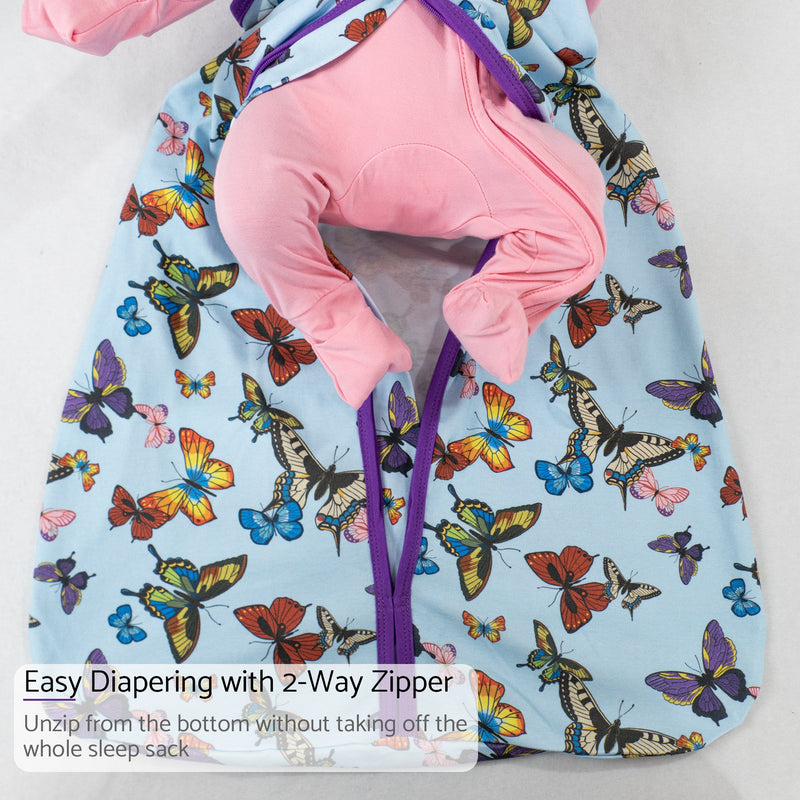 Butterfly Baby Sleep Sack, 100% Organic Cotton