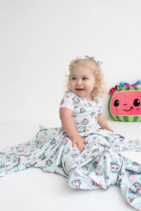 Dream Big Little Co x CoComelon SPRINGTIME MELON DREAM BLANKET
