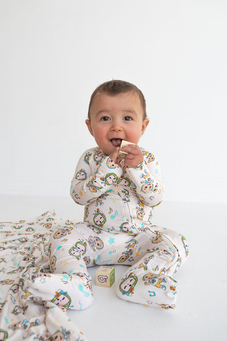Dream Big Little Co x CoComelon JJ MUSICAL MELON DREAM BLANKET