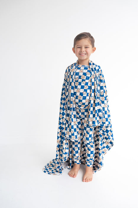Dream Big Little Co x CoComelon JJ STARRY NIGHT CHECKERS DREAM BLANKET