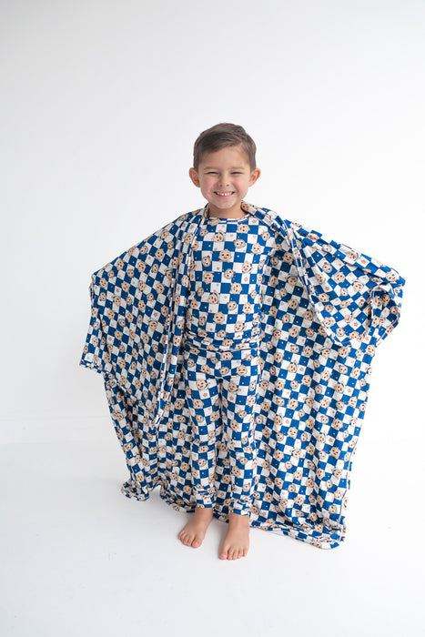 Dream Big Little Co x CoComelon JJ STARRY NIGHT CHECKERS DREAM BLANKET