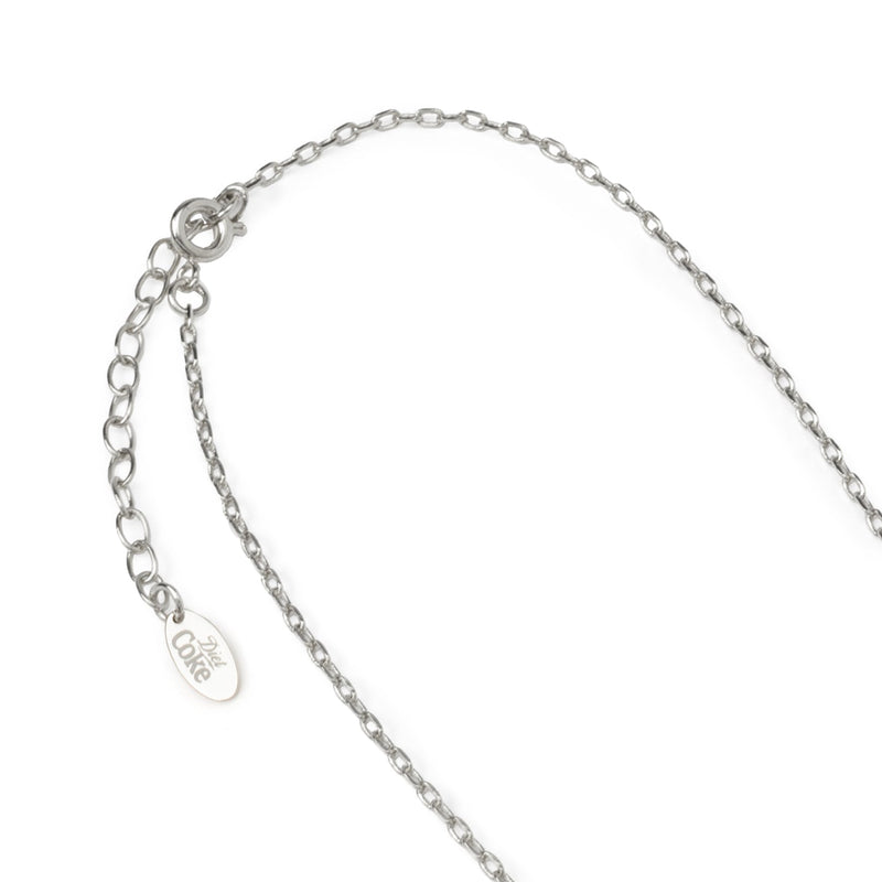 Diet Coke Tab Silver Necklace