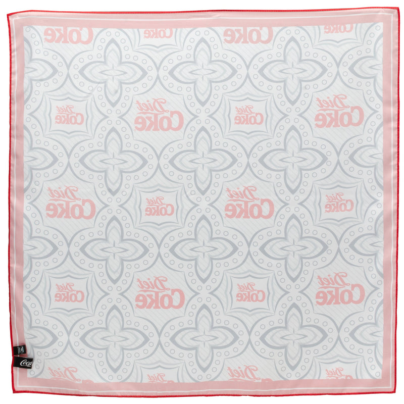 Diet Coke Satin Grey Scarf