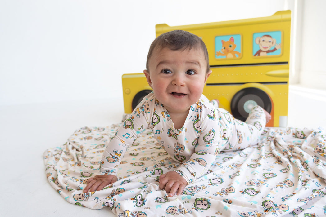 Dream Big Little Co x CoComelon JJ MUSICAL MELON DREAM BLANKET