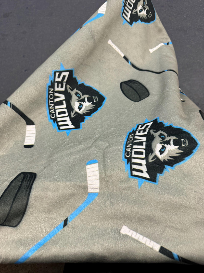 Canton Wolves Hockey Blanket