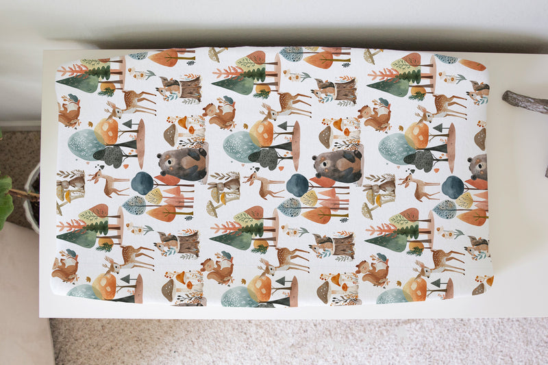 Changing Pad Cover - Enchanted Forest