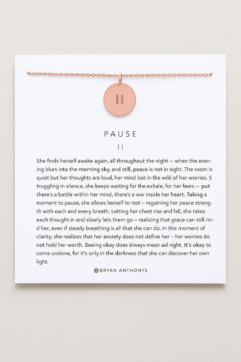 Pause Necklace