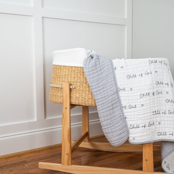 Cotton Muslin Child of God Quilt