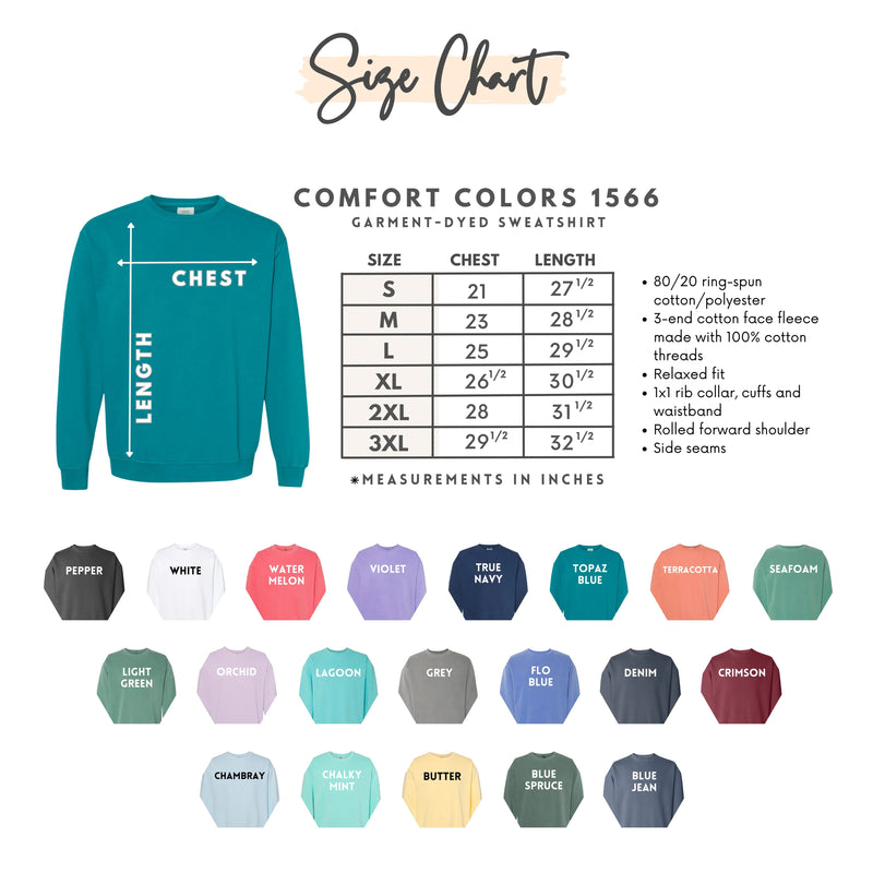 I Sought The Lord And He Heard And He Answered Monochromatic Embroidered Sweatshirt | Comfort Colors Christian Crewneck