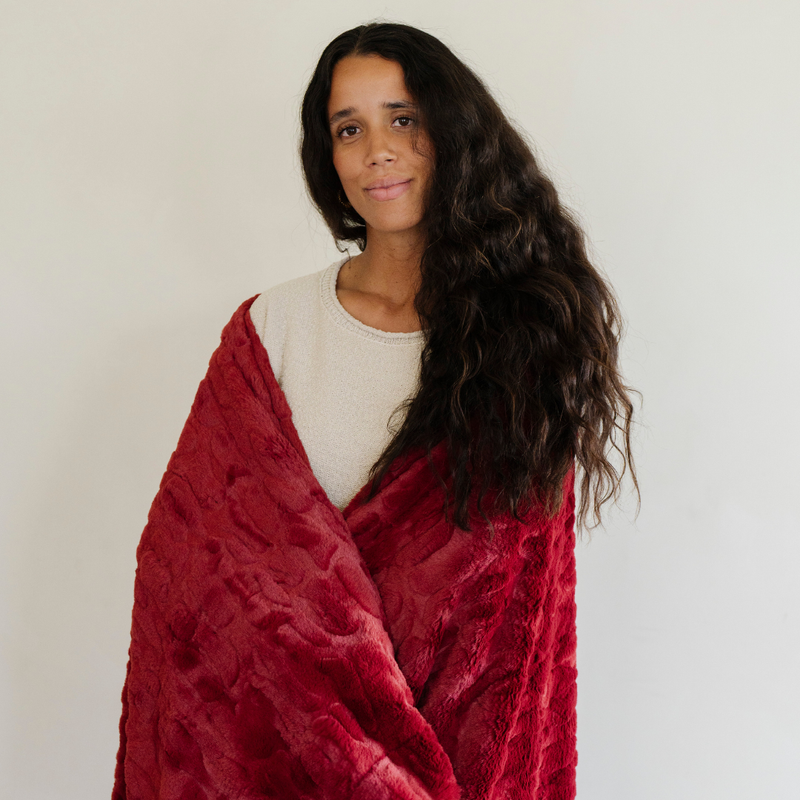 PATTERNED FAUX FUR XL THROW BLANKETS