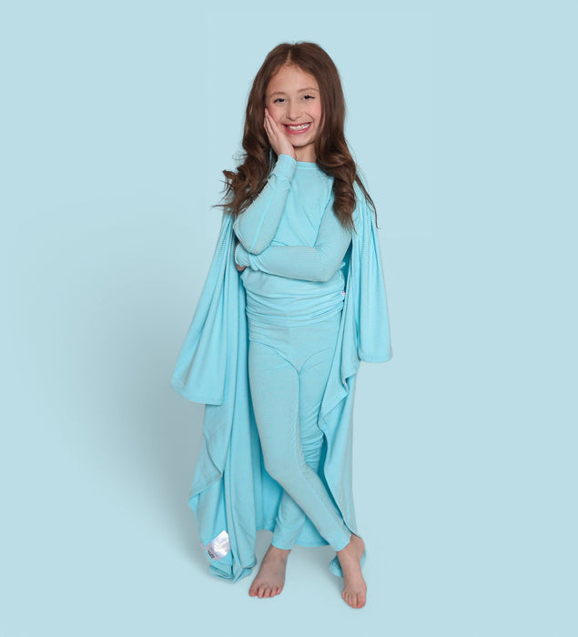 CAPRI BLUE RIB DREAM BLANKET