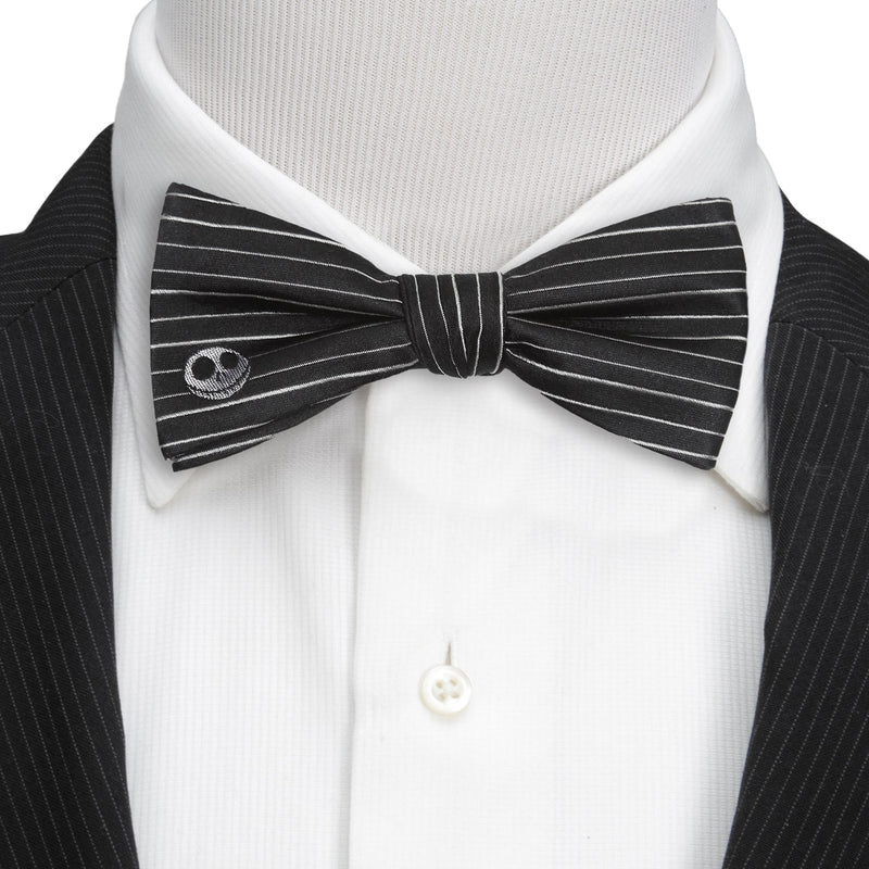 Disney The Nightmare Before Christmas Jack Skellington Striped Men's Bow Tie