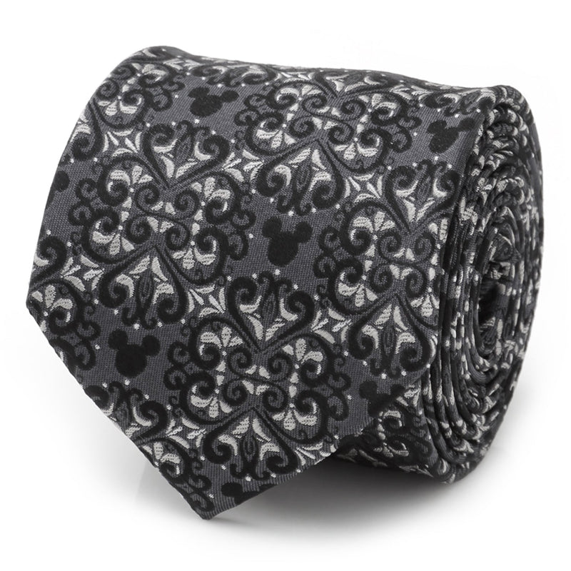 Disney Mickey Mouse Damask Tile Men's Tie