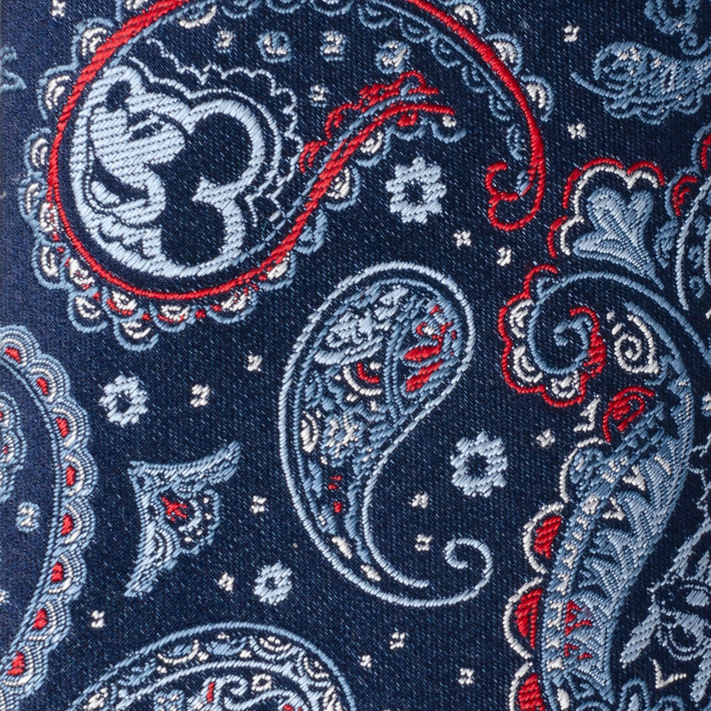 Disney Mickey and Friends Paisley Blue Multi Men's Tie