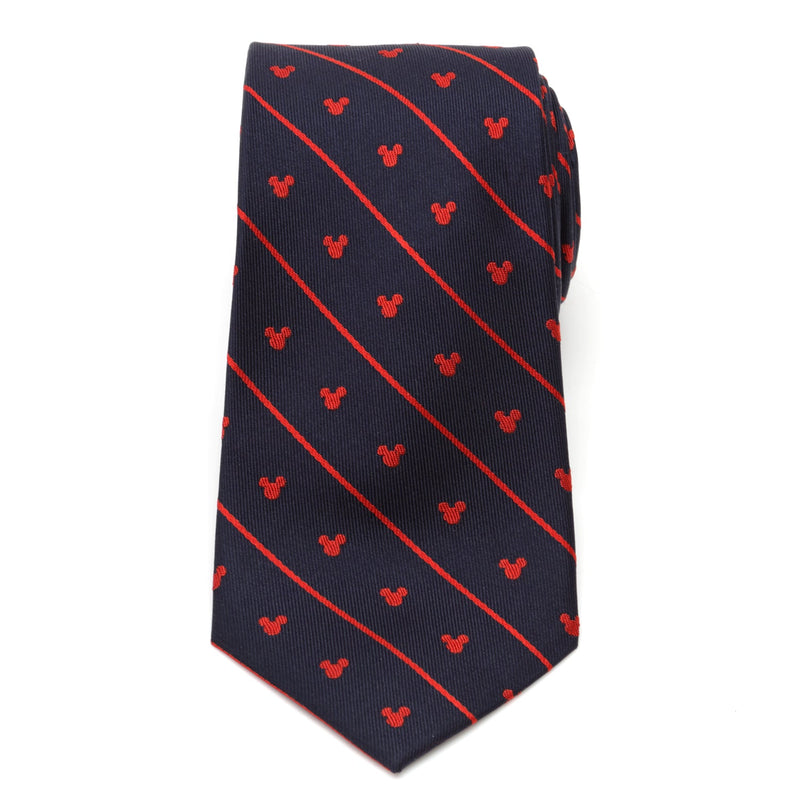 Disney Mickey Mouse Navy Pinstripe Tie