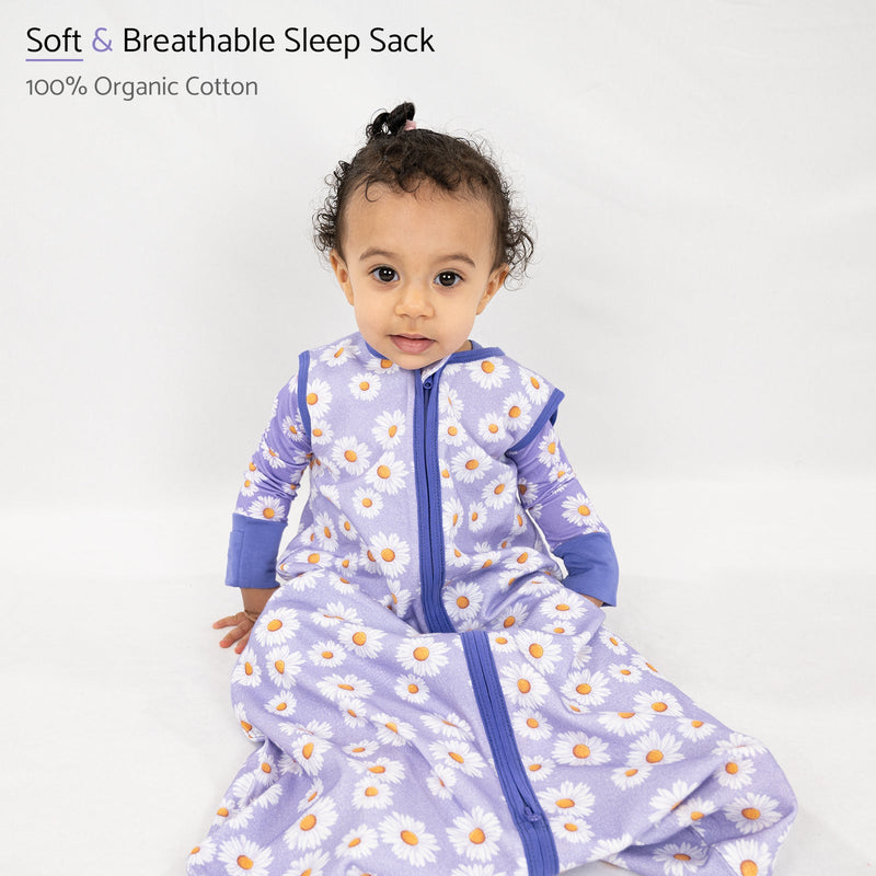 Lazy Daisy Adorable Baby Sleep Sack, 100% Organic Cotton