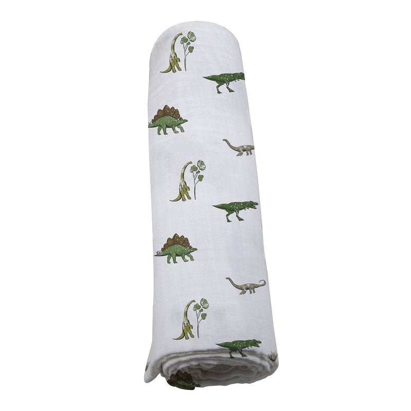 Dino Days Cotton Muslin Swaddle