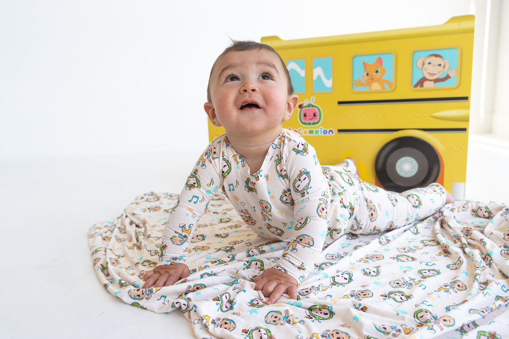 Dream Big Little Co x CoComelon JJ MUSICAL MELON DREAM BLANKET